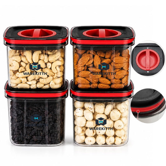 Airtight Container for Kitchen Storage, Stackable Jar
