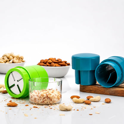 WAREKITTH Pro Dry Fruit and Nut Cutter Slicer, fine Cup Slicer Kitchen Gadget for Dry Fruit Chopper, Badam kaaju Walnut Pista Cutter Chopper Machine Hand Nuts Chopper for Kitchen Items for Gift Home Gadgets