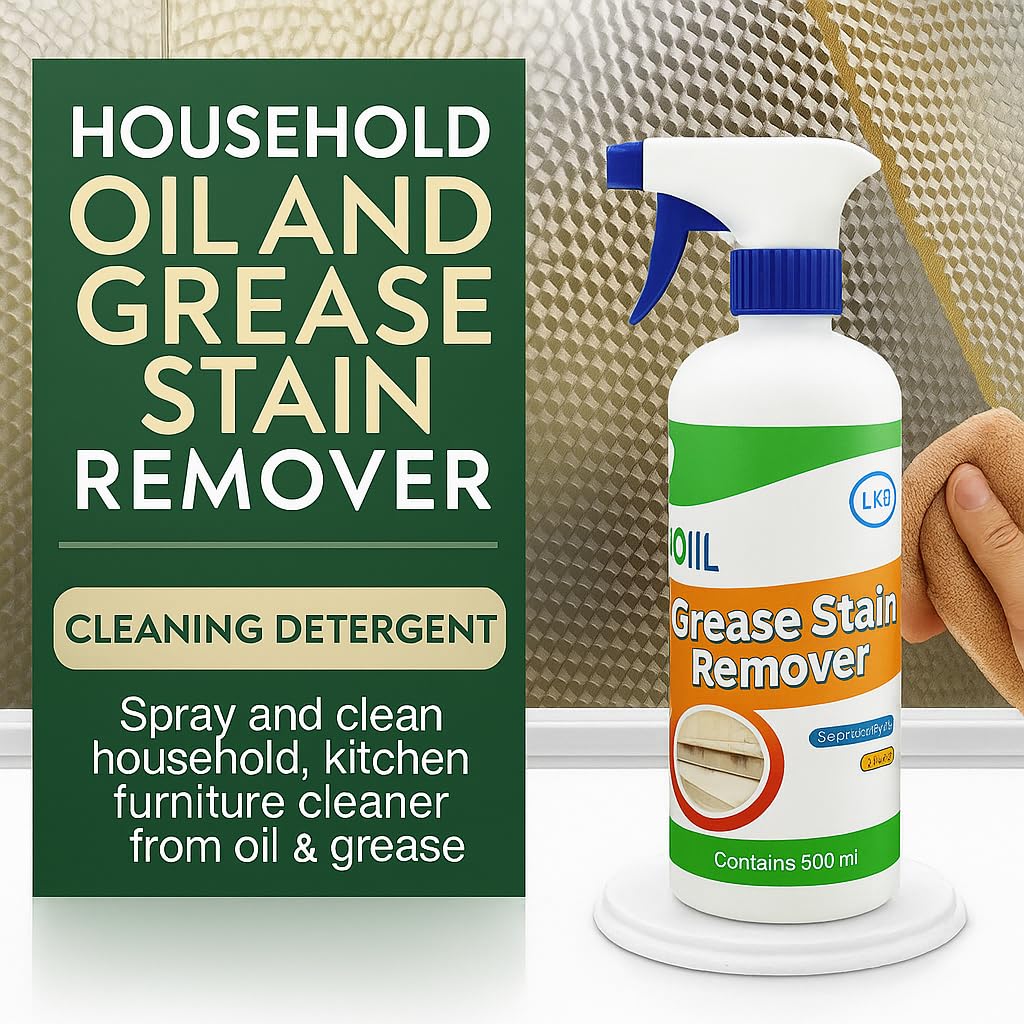 WAREKITTH 500Ml Kitchen Cleaner Spray Oil & Grease Stain