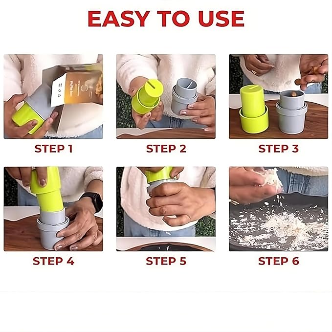 WAREKITTH Dry Fruit and Nut Cutter Slicer, fine Cup Slicer Kitchen Gadget